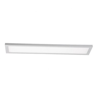 Delgado 24'' White Aluminum LED Flush Mount Light