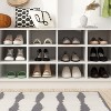 Famapy White 63"W 18 Shoe Cubbies Wide Hall Tree With Hooks - 3 of 4