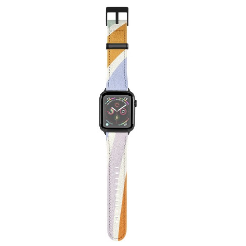 Lane And Lucia Mod Rainbow 38mm/40mm Black Apple Watch Band