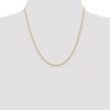 Black Bow Jewelry 1.5mm 10K Yellow Gold Solid Cable Rope Chain Necklace - 2 of 4