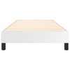 vidaXL Bed Frame White Faux leather, Plywood, Engineered wood Twin XL - 4 of 4