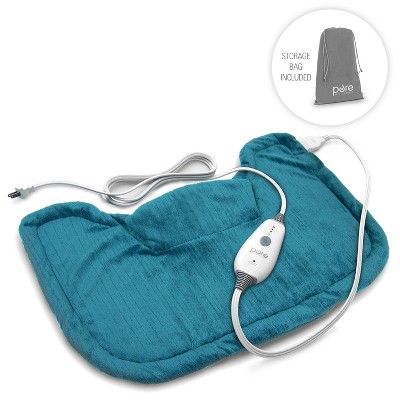 Pure Enrichment PureRelief Neck and Shoulder Heating Pad  - 14" x 22" - Turquoise Blue