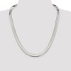 Black Bow Jewelry Men's 8.75mm, Sterling Silver Solid Herringbone Chain Necklace - 2 of 4