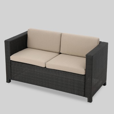 target wicker loveseat