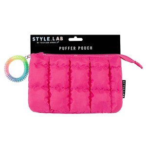 Style Lab Expandable Quilted Puffer Pouch - 1 of 4