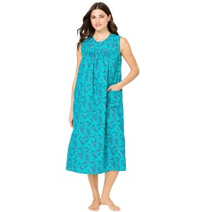 Only Necessities Sleeveless Print Lounger - 1 of 4