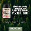 Forest Leaf Grass Fed Beef Organs Supplement, 3000mg per Serving, Pasture Raised & Free Range, Hormone & GMO Free with Zero Fillers - 180 Caps - 3 of 4