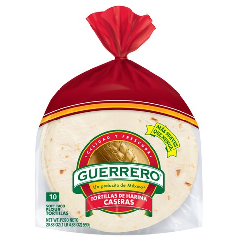 Guerrero Taco Size Flour Tortillas - 20.83oz/10ct : Target