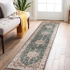 World Rug Gallery Traditional Oriental Medallion Washable Non Slip Area Rug - 2 of 4