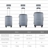 Luggage Sets 3 Piece, Expandable Hardshell Suitcase Set With 3-level Telescopic Handle, TSA Lock (20"/ 24"/ 28") - 3 of 4