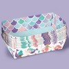 Big Dot of Happiness Mermaid Party Paper Food Trays, Disposable Double-Sided Paper Food Holders for Nachos, Hot Dogs, French Fries - 12 Ct - 4 of 4