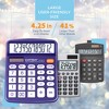 CATIGA 8-Digit & 12-Digit Desktop Calculator, Large LCD, Sensitive Buttons, Dual Solar Power, Standard Function for Office, Home, School - 3 of 4
