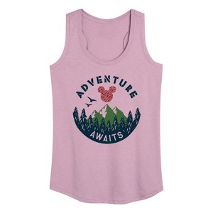 Women's - Disney - Adventure Awaits Graphic Racerback Tank - 1 of 4