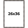 PosterPalooza | Shadow Box 1.75" Deep Brown Picture Frame - UV Acrylic, Foam Board Backing, Hanging Hardware - 2 of 4