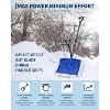 Snow Shovel with Dual D-Ring Steel Handle, Lightweight Snow Shovels with 18 in Wide Blade & Aluminum Wear Strip, for Driveway, Sidewalk - 2 of 4