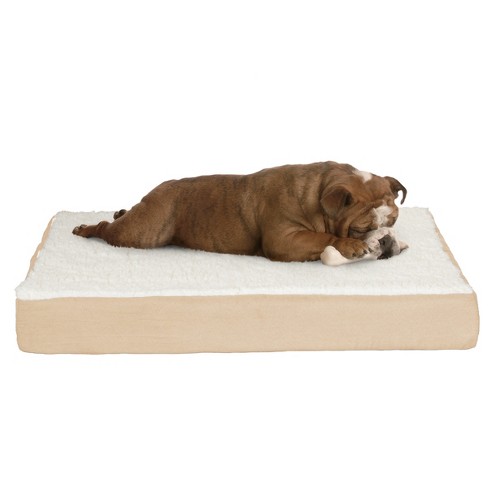 Orthopedic Dog Bed 2 layer 30x20.5 inch Memory Foam Pet Mattress With Machine washable Cover For Medium Dogs Up To 45lbs By Petmaker gray Target