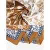 Elerevyo Women's Satin Large Paisley Contrast Color Silk Square Scarf Head Wrap Bandanas 35.4" X 35.4" - 4 of 4