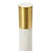 Storied Home Modern Marble Paper Towel Holder with Brass Detail - 4 of 4
