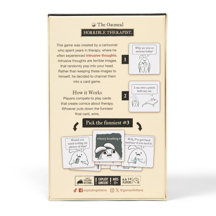 Exploding Kittens Horrible Therapist Card Game, 2 of 9