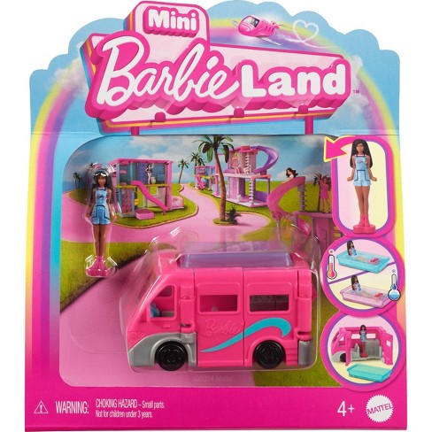 Barbie Mini Barbieland Doll Vehicle Set With 1.5 Doll Dreamcamper 3pc Target