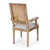 Set of 4 Maria French Country Wood and Cane Upholstered Dining Chairs - Christopher Knight Home - 4 of 4