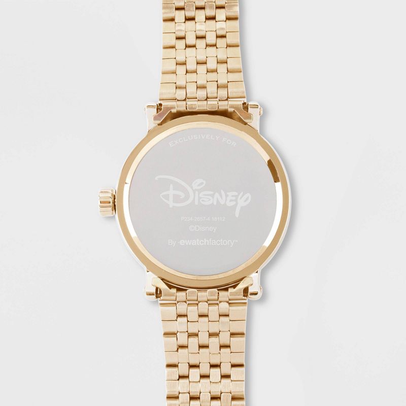 Men&#39;s Disney Mickey Mouse Vintage Bracelet Watch - Gold, 4 of 6