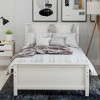 ALEXOUN Twin Size Platform Bed, Wood Platform Bed Frame with Headboard, Footboard and Wood Slat, No Box Spring Needed,for Apartments, Bedrooms - 2 of 4