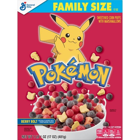 Pokemon Cereal Family Size - 17oz - General Mills : Target