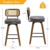 Bekrvio 26'' Swivel Counter Height Bar Stools - 2 of 4