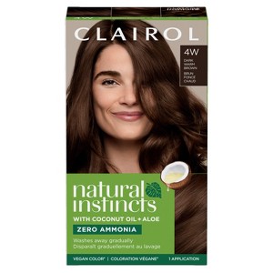 Natural Instincts Clairol Demi-Permanent Hair Color Cream Kit - Brown - 1 of 4