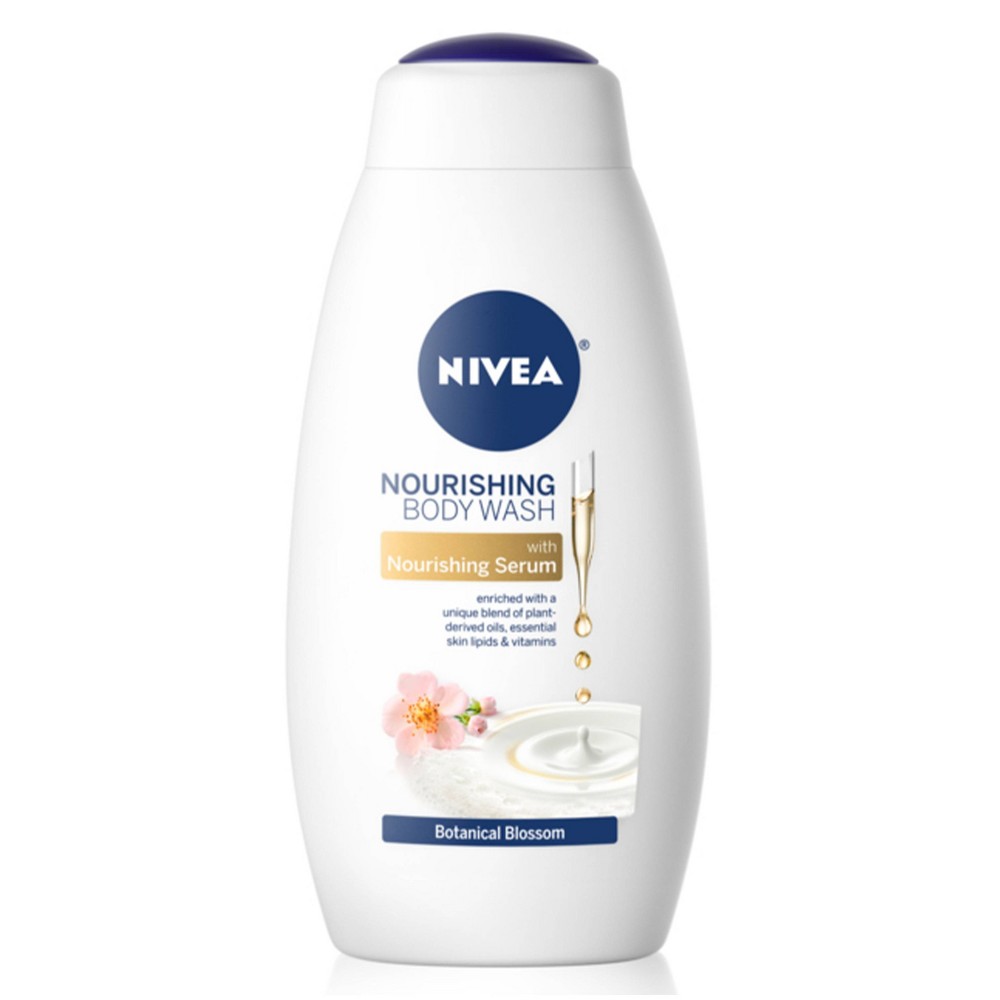 Photos - Shower Gel Nivea Nourishing Botanical Blossom Body Wash for Dry Skin - 20 fl oz 