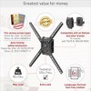 Barkan Landscape-Portrait Rotation 13-65 inch TV Wall Mount, Flat/Curved Screen Bracket, Holds up to 80lbs, Auto Lock Patented - 4 of 4
