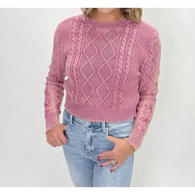 Women's Shannon Cropped Sweater - mystree