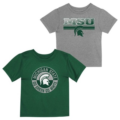 NCAA Michigan State Spartans Toddler Boys' 2pk T-Shirt