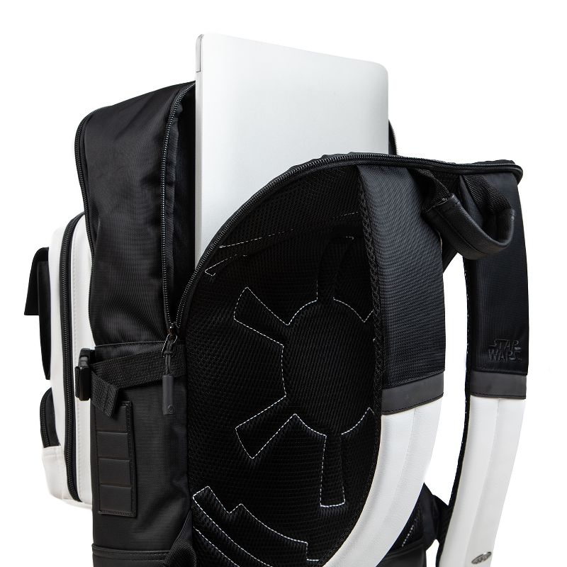 Star Wars Stormtrooper Backpack with PADDED LAPTOP POCKET, 4 of 5