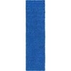 Unique Loom Solid Shag Solid Indoor Woven Area Rug - 2 of 4