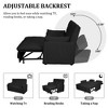 NicBex Convertible Sofa Bed Couch with Adjustable Back & Pillows,Oversized Upholstered Sleeper Sofa for Living Room,Bedroom - 4 of 4