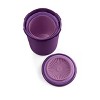 Tupperware Heritage 2pk 7.5c Plastic Cookie Canisters Purple : Target