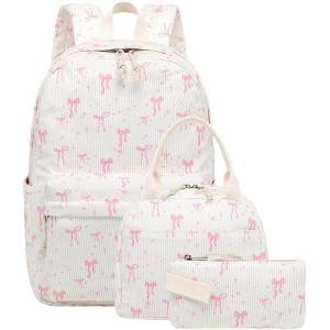 School Backpack for Girls Kids Teens Cute School Bookbag Set with Insulated Lunch Box Pencil Case - 1 of 4