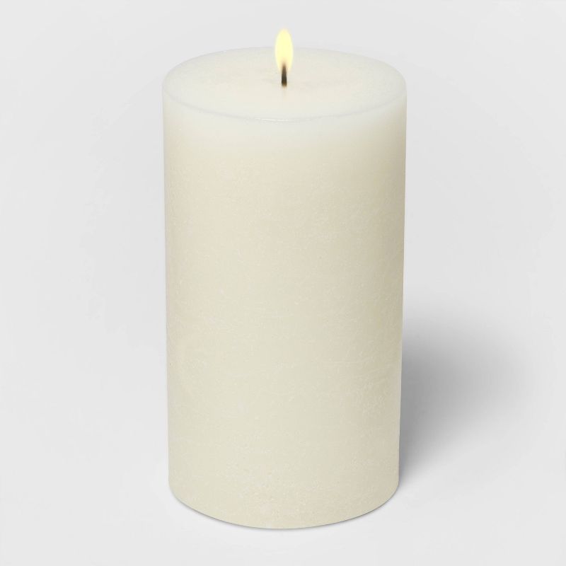 Pillar Candle Soft Cotton White - Threshold™, 2 of 7