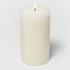 Pillar Candle Soft Cotton White - Threshold™ - image 2 of 2