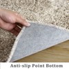 Modern Solid Area Rug Plush Fluffy Rug Thick Shag Rugs for Living Room Bedroom - 3 of 4