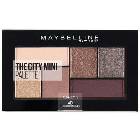 Maybelline City Mini Eyeshadow Palette - Chill Brunch Neutrals - 0.14oz :  Target