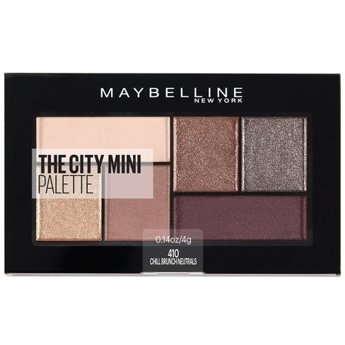 Target - Palette Maybelline Eyeshadow 0.14oz Neutrals : Chill Mini City - Brunch