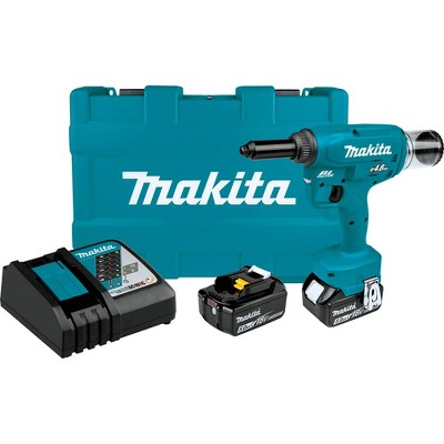 Makita XVR01T 18V LXT Lithium-Ion Brushless Cordless Rivet Tool Kit (5 Ah)