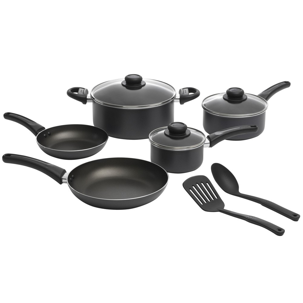 Photos - Bakeware GoodCook 10pc Everyday Nonstick Cookware Set