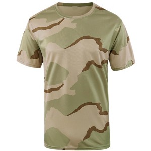 Lars Amadeus Men's Round Neck Animal Pattern Short Sleeves T Shirt - 1 of 4