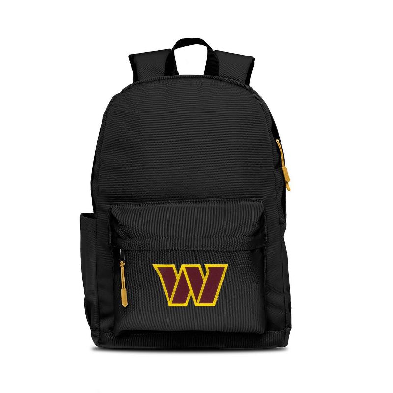 NFL Washington Commanders Campus Laptop Backpack - Black, 1 of 2