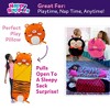 Happy Nappers: Pillow & Sleepy Sack: Medium - Tiger Tobi - 54 x 20", 2-In-1: Plush Animal Opens Into Sleeping Bag, Soft Play & Nap Character, Kids 3+ - 4 of 4