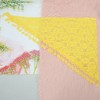 Anna-Kaci Women's Sheer Floral Lace Triangle Mantilla Scarf Lightweight Tassel Shawl Wrap Head Scarf - 2 of 4